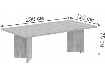 Стол для переговоров Skyland Torr-Z TCT 2312 230х120х75