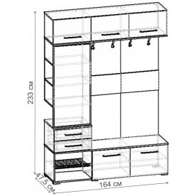 Готовая прихожая Дебют-03.02 ПР.062.02