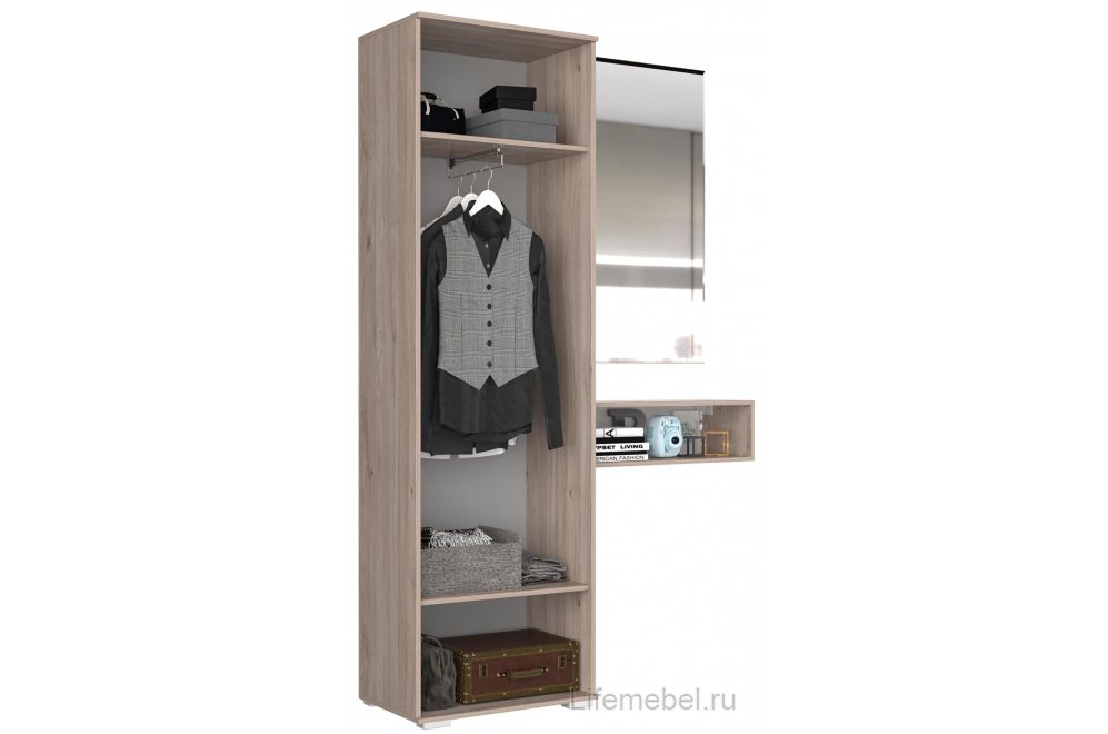 Готовая прихожая Лайк К6 дуб мария / изумруд