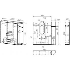 Готовая прихожая Мебелайн-16