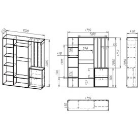 Готовая прихожая Мебелайн-20