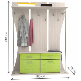 Готовая прихожая Мебелеф-23