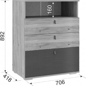 Готовая прихожая Модерн К3
