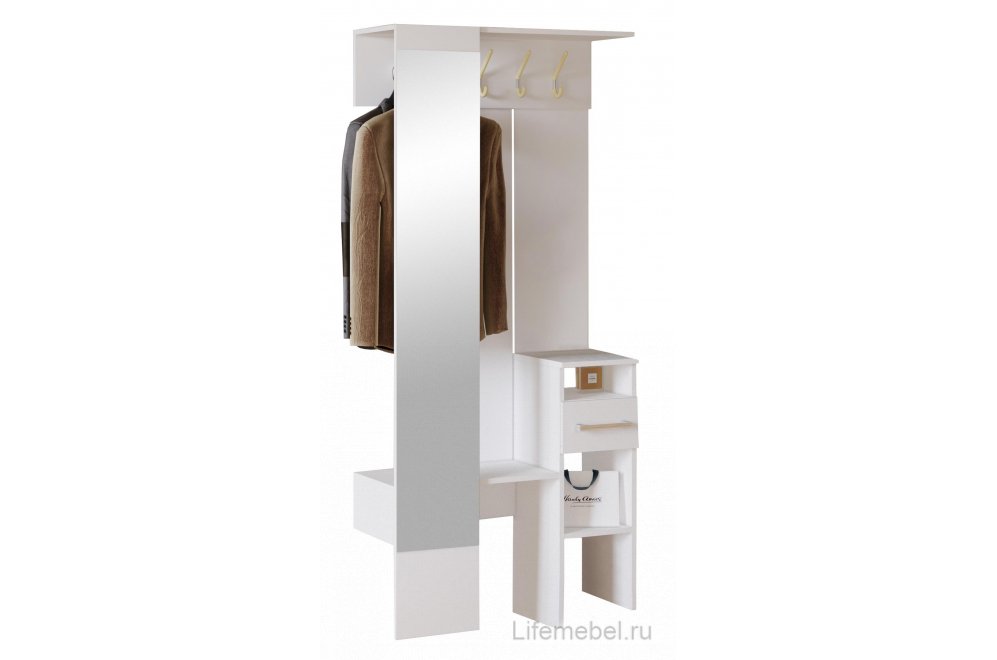 Готовая прихожая Рогес белая