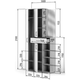 Готовая прихожая Торонто 2