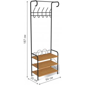 Обувница M-306 муар бук