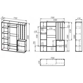Готовая прихожая Мебелайн-13
