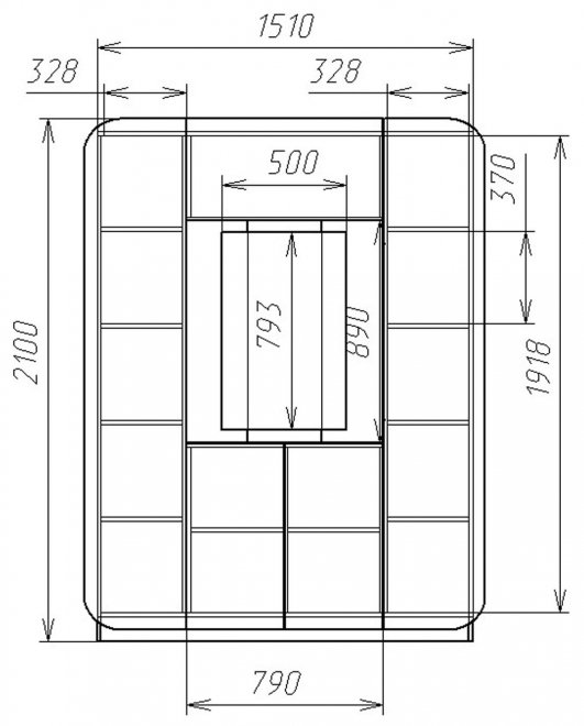 Прихожая Мебелеф 2 ясень шимо светлый / белый