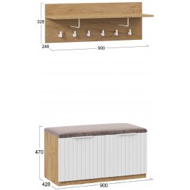 Готовая прихожая Хилтон №11