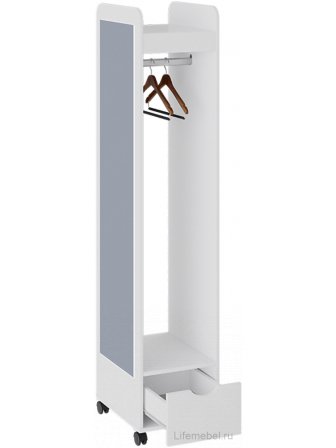 Готовая прихожая Лайт белый глянец