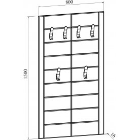 Модульная прихожая Изабель комплектация 3