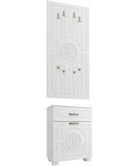 Модульная прихожая Монблан комплектация 4