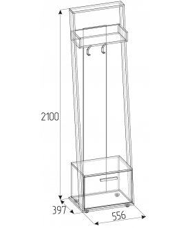 Готовая прихожая Nature 77