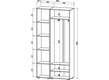 Модульная прихожая Марокко-1
