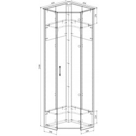Модульная прихожая Агата комплектация 2