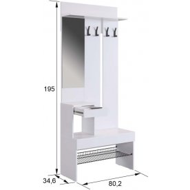 Модульная прихожая Баско К6 комплектация 6