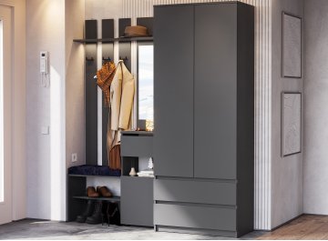 Модульная прихожая Денвер комплектация 1