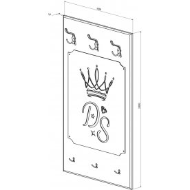 Модульная прихожая Дримстар-001 комплектация 1