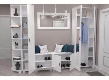 Модульная прихожая Монблан комплектация 2