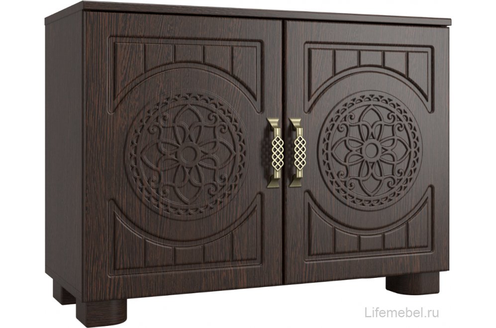 Модульная прихожая Монблан венге / орех шоколадный комплектация 1 (К)