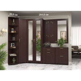 Модульная прихожая Монблан комплектация 2