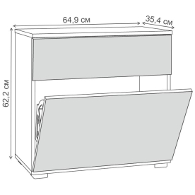 Модульная прихожая Октава Комплектация 1