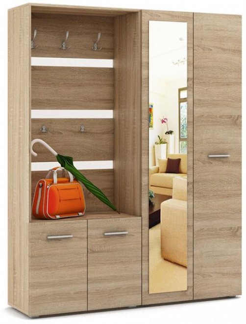 Модульная прихожая Плутон-1 дуб сонома