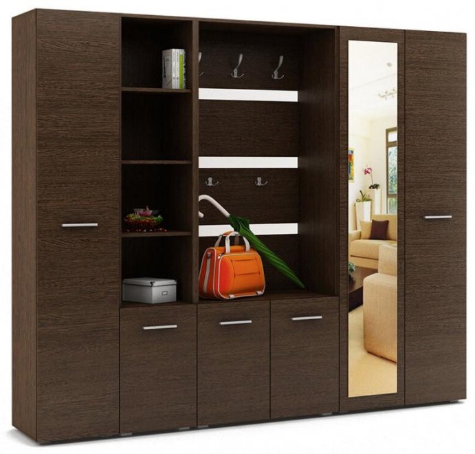 Модульная прихожая Плутон-3 венге