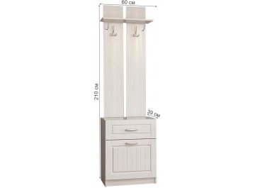 Модульная прихожая Иннэс 6 МДФ