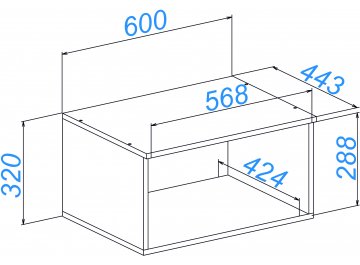 Модульная прихожая Роут комплектация 7
