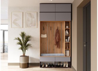 Модульная прихожая Роут комплектация 9