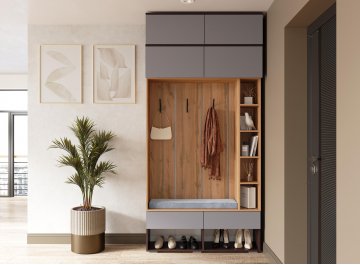 Модульная прихожая Роут комплектация 9