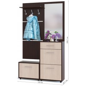 Модульная прихожая ТП-1 + ТП-2 + ПЗ-3 + ВШ-5.1