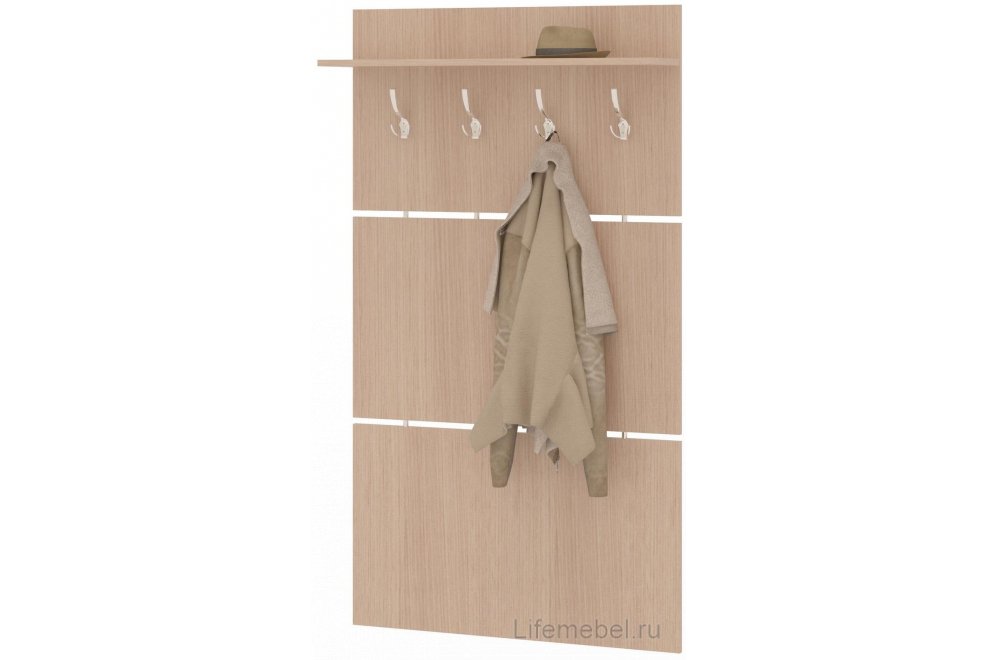 Модульная прихожая ВШ-3.1 + ТП-3 + ТП-2 + ПЗ-3 беленый дуб комплектация 2