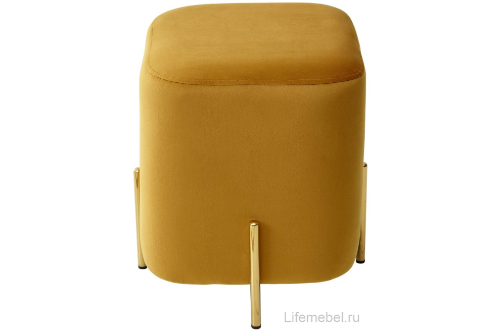 Пуф Ares bluvel-68 yellow / gold