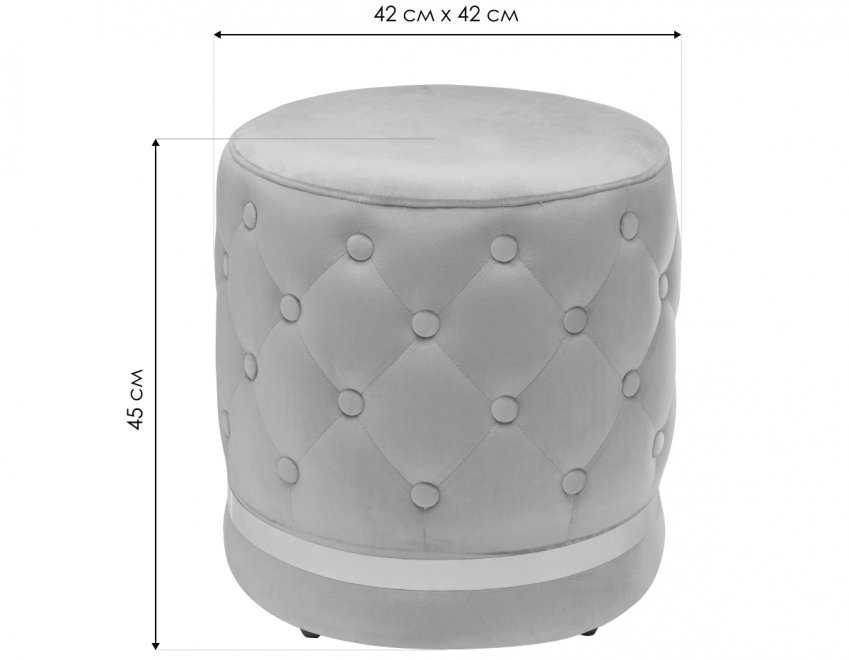 Пуф Brot-П dark grey