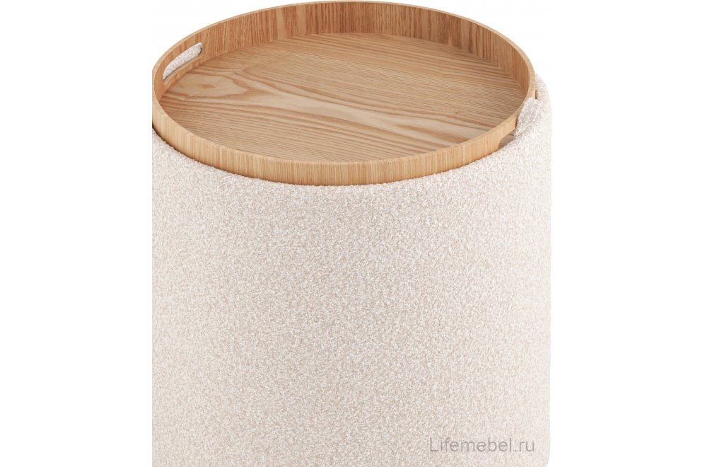 Пуф Брюгге S бежевый