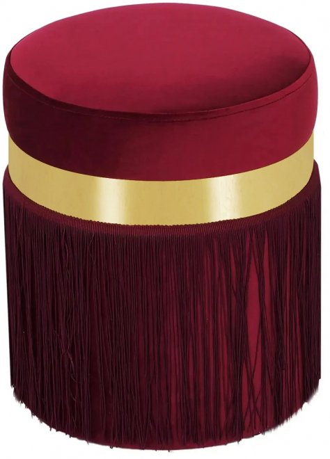 Пуф Lotto бордовый