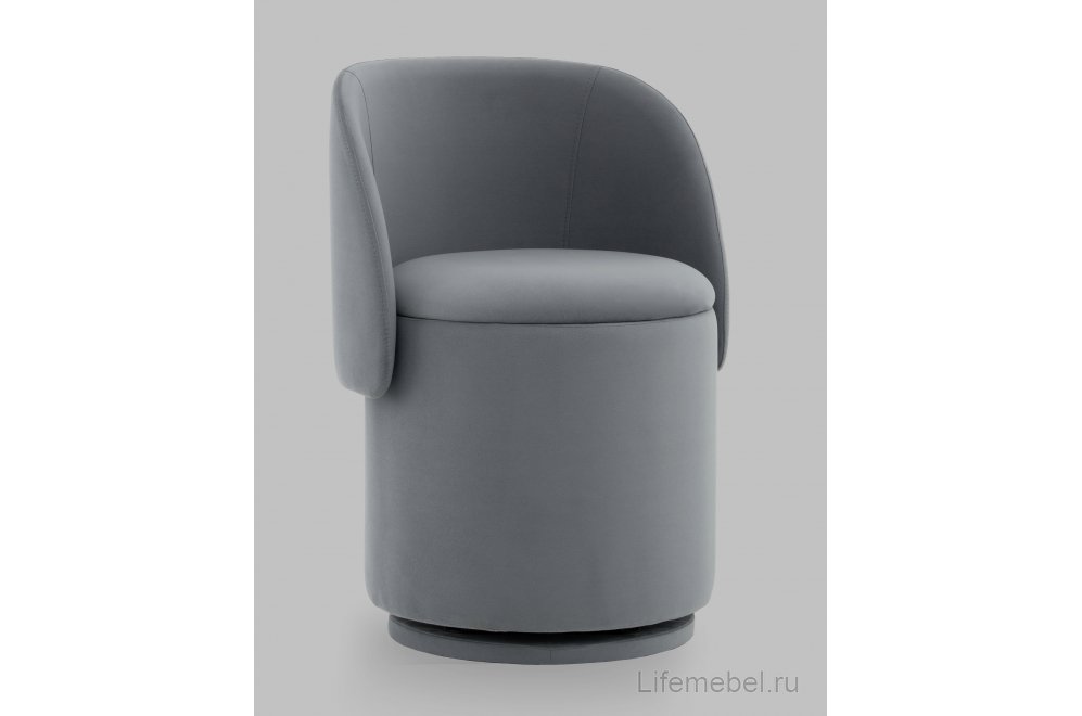 Пуф Нордхилл велюр серый