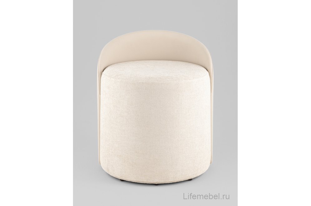 Пуф Тея шенилл бежевый
