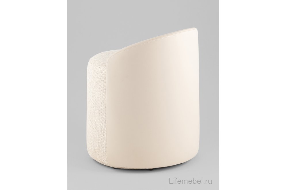 Пуф Тея шенилл бежевый