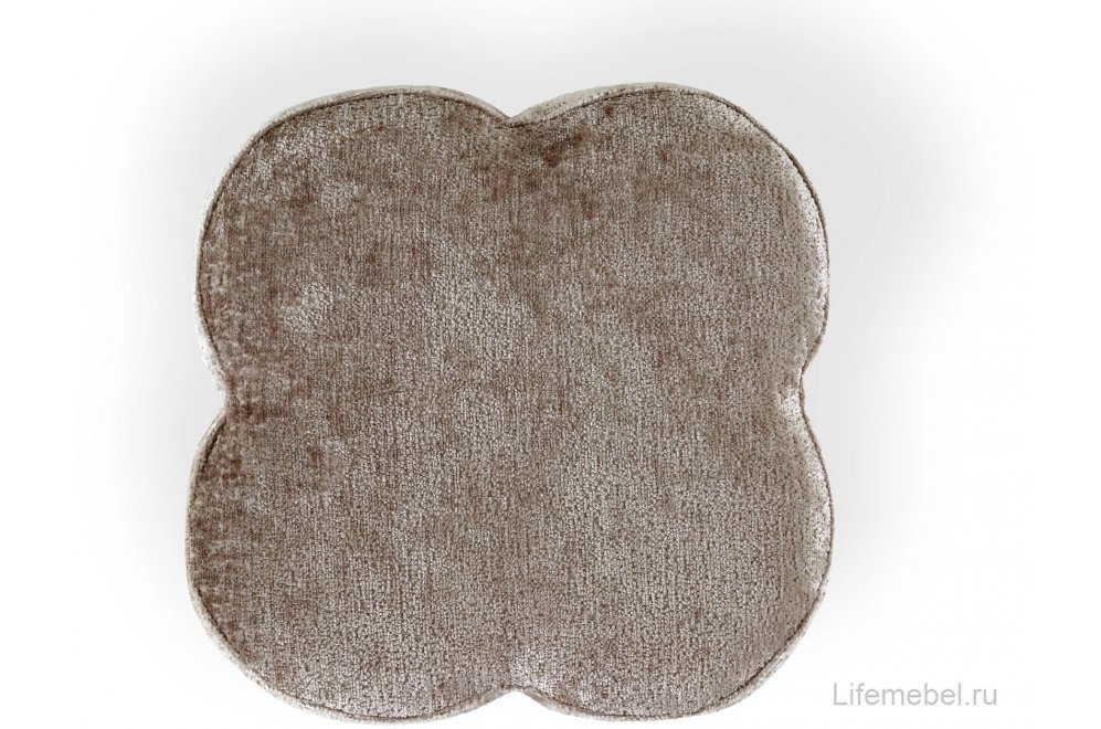 Пуфик Quatrefoil бежевый