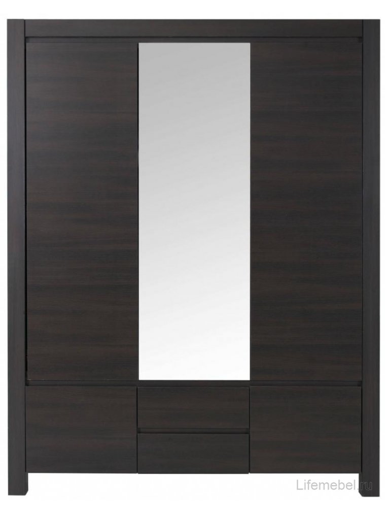 Шкаф двухдверный Каспиан SZF 5D2S венге