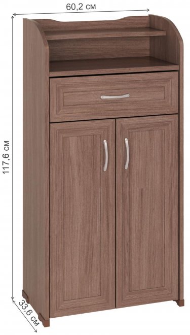 Обувница ТОФ-5 ясень темный