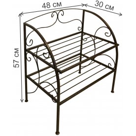 Обувница 2 полки