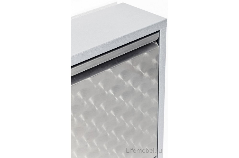 Обувница Caruso серебряная