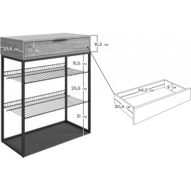 Обувница Краш