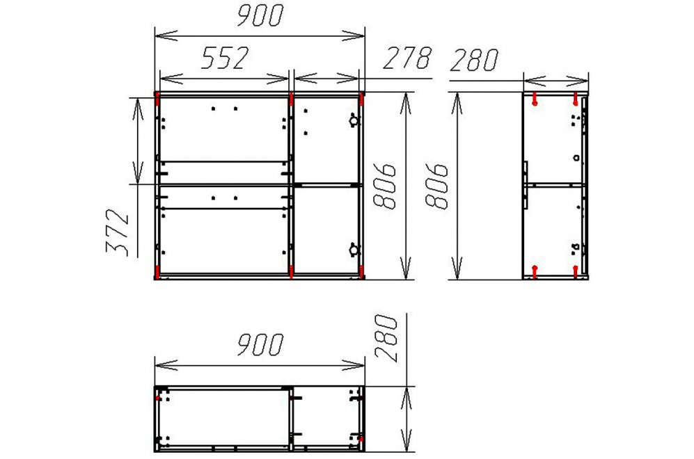 Обувница Мебелайн-15 правая венге / дуб молочный
