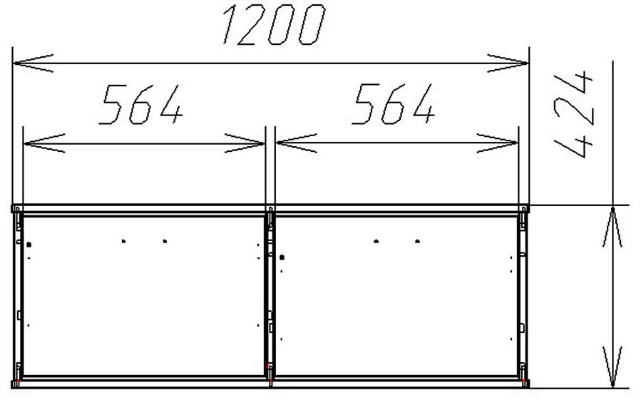 Обувница Мебелайн-17 венге / дуб молочный