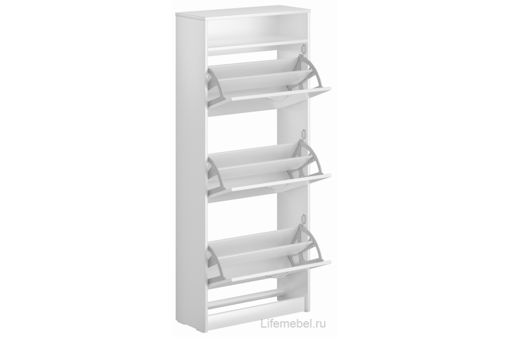 Обувница Орион 60х143 белый